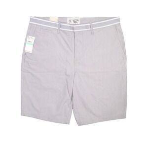 Original Penguin Slim Fit Chino Shorts Mens 34 Limestone Gray NWT Penguin